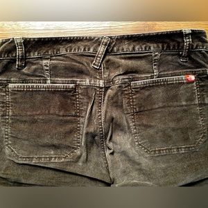 Brown corduroy north face pants size 6x30 low rise
